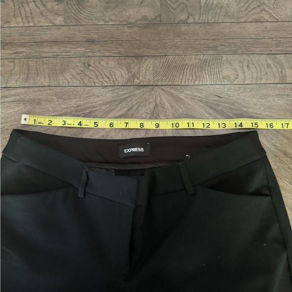 Express, Editor Barely Boot Low Rise Pants, Stretch, Black, 10 Regular - Picture 5 of 6